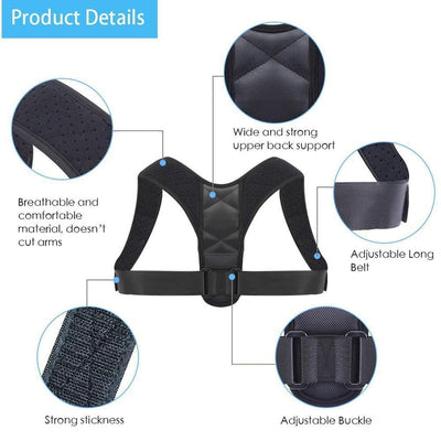 Posture Corrector (Adjustable to Multiple Body Size)